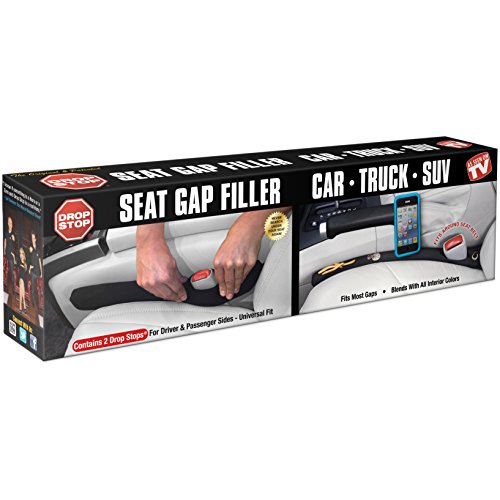 Drop Stop - The Original Patented Car Seat Gap Filler - Set of 2 (AS SEEN ON SHARK TANK)