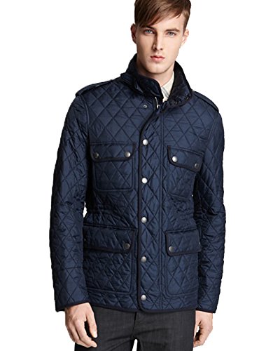 Burberry Brit Russell Diamond Quilted Jacket (XXL, Navy) - Price Drop ...