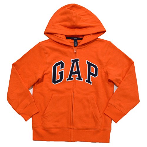 Gap Boys Fleece Arch Logo Zip Up Hoodie (X-Large, Orange) - Price Drop ...