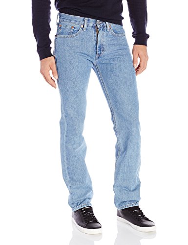 Levi's Men's 505 Regular Fit Jean,Light Stonewash,36x32 - Price Drop ...