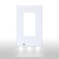2 Pack SnapPower Guidelight - Outlet Wall Plate With LED Night Lights - No Batteries Or Wires - Installs In...