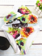 Sexy Halter Floral Printed Bikini