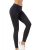 4ucycling Women’s Ankle Leggings Comfortable Exercise Workout Running Pants Tummy Control Non See-through Fabric with Inner Pocket