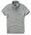 Abercrombie Men’s Stretch Icon Polo Shirt Tee, Size L, Heather Grey (625790145).