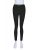 Women Button Striped Track Pants Side Slit Trousers Street Style 2017 Black L – Women’s Capris Best Price