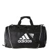 adidas Defender II Duffel Bag (Medium), Black, 13 x 24 x 12-Inch