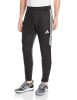 adidas Men's Soccer Tiro 17 Pants, Medium, Black/White/White