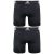 adidas Men’s Sport Performance Climalite Boxer Brief Underwear (2 Pack), Black, Medium/Waist Size 32-34
