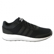 adidas NEO Men’s Cloudfoam Race Running-Shoes, Black/Black/White, 10 M US