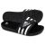 adidas Originals Men’s Adissage Slides,Black/Black/White,13 M US