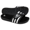 adidas Originals Men's Adissage Slides,Black/Black/White,13 M US