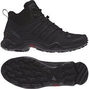 Adidas Outdoor Terrex Swift R Mid Hiking Boot – Men’s Black/Black/Dark Grey, 10.5