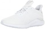 adidas Performance Men's Alphabounce Em m Running Shoe, White/Grey One/Black, 12 Medium US