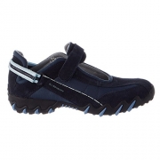 Allrounder by Mephisto Women’s Niro Walking Shoes,Dark Blue Suede/Mesh,7.5 M US.