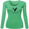 American Eagle Outfitters Logo for Women Printed Long Sleeve Cotton T-shirt