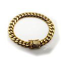 Big Cuban Link Chain BRACELET 14MM Heavy 18K Gold Solid Iced out...