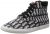 Bucketfeet Mens Pineapple Mid Lace Up, Black/White (12).