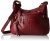 Bueno of California Faux Leather Ostrich Shoulder Bag.