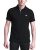 Burberry Brit Mens Short Sleeve Nova Check Placket Polo Shirt (Large, Black)
