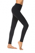Charaland Women’s Yoga Pants-5″ Extra High Waist Workout Gym Leggings Athletic Pants Spandex Power Flex Black L