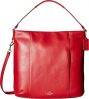 COACH Women's Leather Isabelle Shoulder Bag Classic Red Handbag