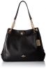 COACH Women's Turnlock Edie LI/Black Shoulder Bag