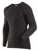 ColdPruf Men's Enthusiast Single Layer Long Sleeve Crew Neck Base Layer Top, Black, Large