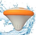 Cosmo The Floating Rechargeable Waterproof Bluetooth Speaker Orange With LED Color Changing...