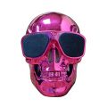 Creazy Plastic Skull Metallic Wireless Shape Bluetooth Speaker Subwoofer Mobile Speaker (Hot...