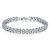 Cyntan Elegant Silver Rhinestone Stretch Bracelet For Women Girls Wedding Bridal Bracelet 17Cm