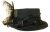 Deluxe Velvet 4.25 Inch Steampunk Top Hat with Removable Goggles (Black) – Men’s Hat Best Price