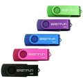 EASTFUN 5Pcs 8GB USB Flash Drive USB 2.0 Flash Memory Stick Fold...