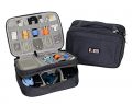 Electronics Travel Organizer Storage Bag for Accessories Cable Cord iPad mini Gray