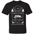 Ethan Williams Men's Ugly Christmas Sweater T-Shirts - Merry Christmas Shitters Full...