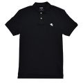 Express Mens Modern Fit Pique Polo Shirt (L, Black)
