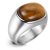 Black Tungsten Carbide Red Wood Inlaid Men’s 8mm Flat Top Wedding Band Ring,Size 8