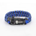 Freehawk Tactical Outdoor Survival Paracord Bracelet/Emergency Kit With Thermometer Fire Starter Scraper...