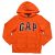 Gap Boys Fleece Arch Logo Zip Up Hoodie (X-Large, Orange)