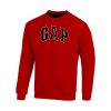 Gap Men's Fleece Sweatshirt Arch Logo (Red, Medium)
