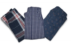 GAP Men’s Printed Boxers 3-Pairs Boxer Shorts (Medium) (Paisley, Plaid, Blue Windowpane)