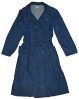 GAP Womens Blue Denim Long Belted Coat Large