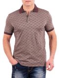 Gucci Polo Shirt, Mens Brown Short Sleeve Polo T- Shirt GG Print...