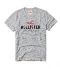 Hollister Men's Tee Graphic T-Shirt V Neck (Gray S 781, XL)