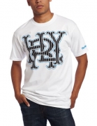 Hurley Men’s Major Leagues Pinstripe T-Shirt, White, X-Large