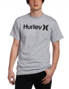 Hurley Men’s Staple V-Neck Premium T-Shirt, White, Medium