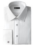 Ike Behar 100% Woven Cotton Tuxedo Shirt