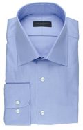 Ike Behar NYC Men's Cotton Twill Dress Shirt | Medium Blue 16...