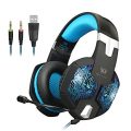 Jeecoo JC-G1000 Stereo Over-ear Gaming Headset with 7 Colors Breathing LED Light...