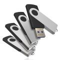 JOIOT 16GB USB 2.0 Flash Drive, Black (4-Pack)
