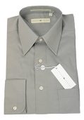 Joseph Abboud Men's Button Front Dress Shirt in Grey, 15 32/33